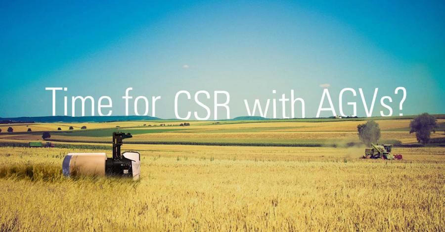 AGVs contribute to improving CSR (Corporate Social Responsibility)