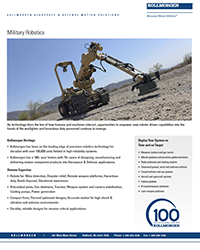Military Robotics Datasheet