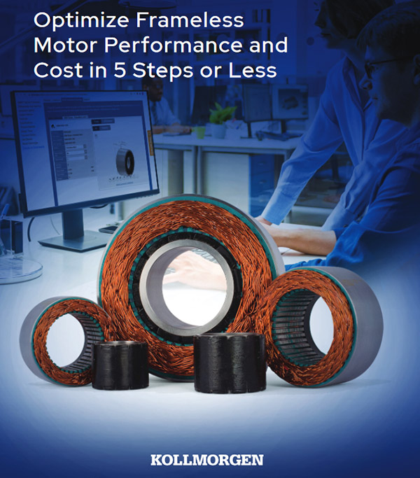 Optimize Frameless Motor Performance and Cost in 5 Steps or Less